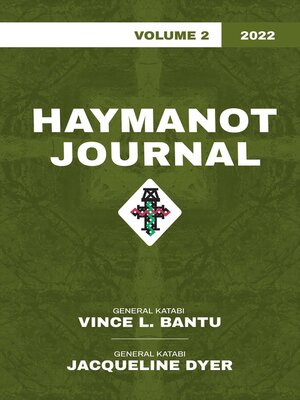 cover image of Haymanot Journal Volume 2 2022